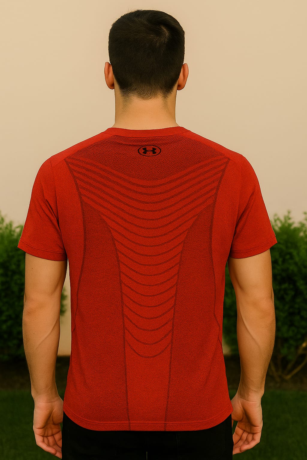 Under Armour Red Seamless Performance Original T-Shirt