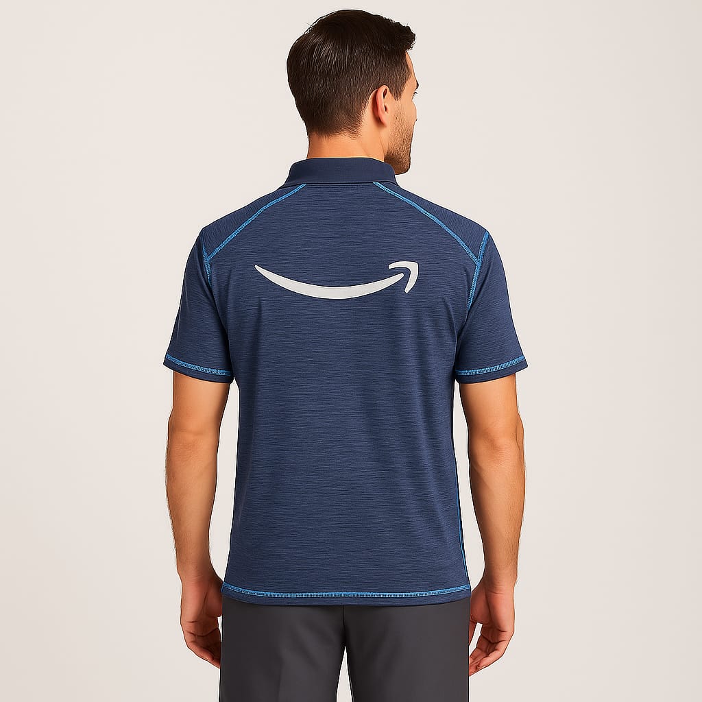 Amazon Men’s Two-Tone Performance Polo Shirt Original