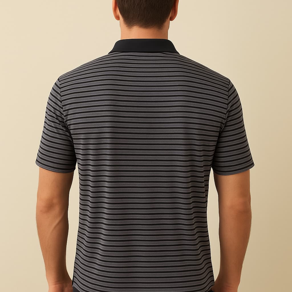 Adidas Men's Striped Performance Original Polo Shirt