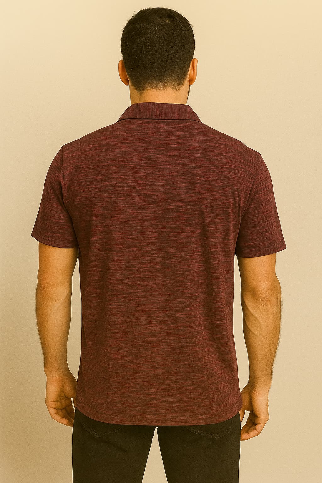 Flag & Anthem Vintage Marled Polo Shirt Original