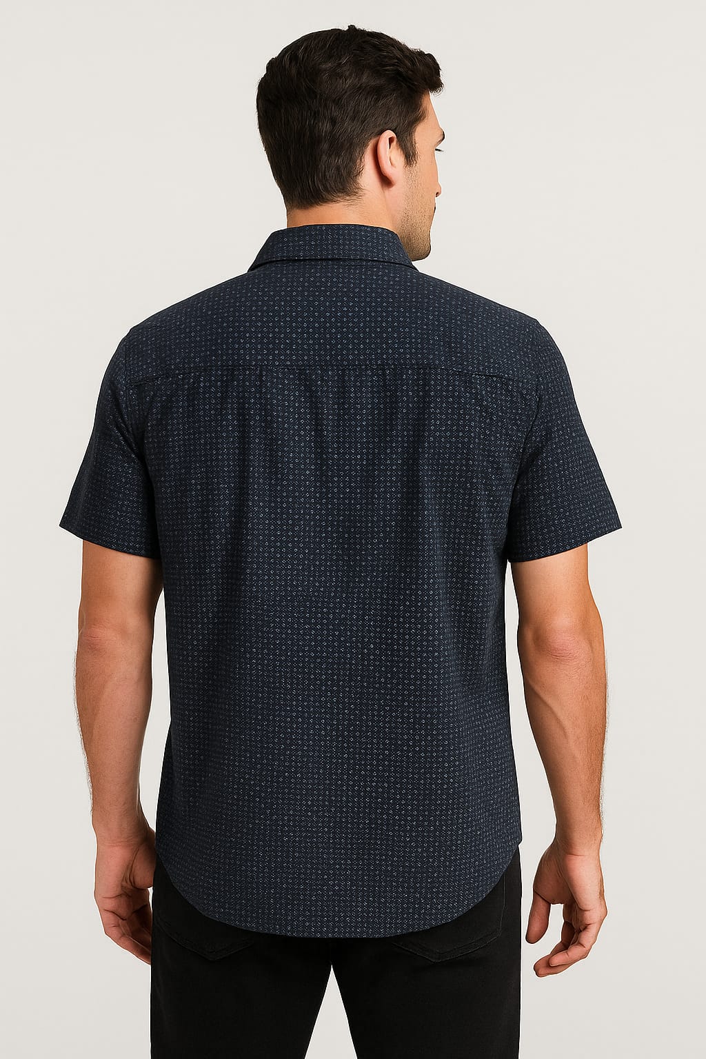 Airwalk™ Men’s Navy Micro Print Shirt Original