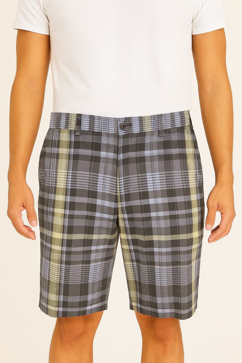 PGA Tour Men’s Plaid Golf Shorts Original