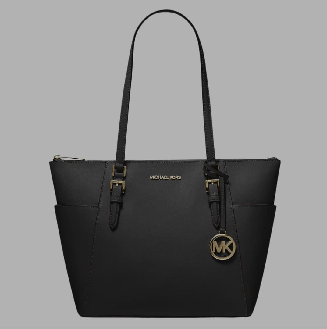 Michael Kors Charlotte Tote Bag Original Black/Gold