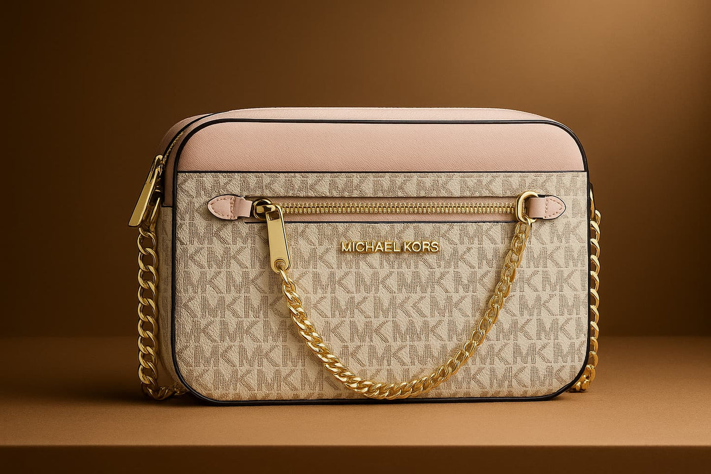 Michael Kors Jet Set Signature Crossbody Bag Original