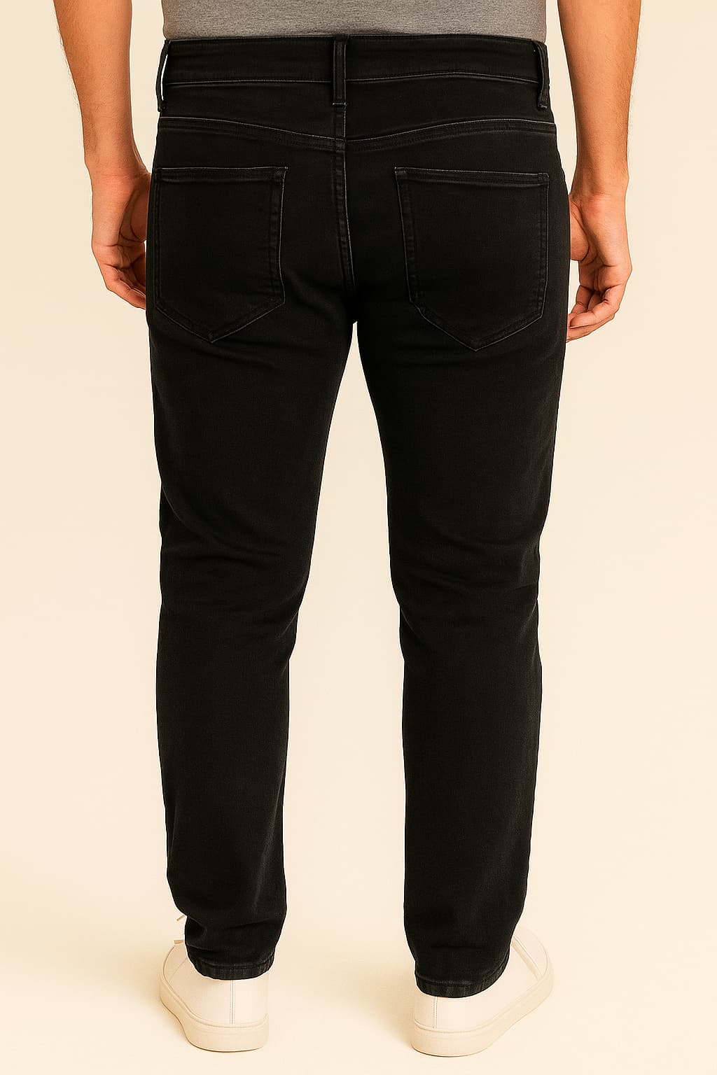 Calvin Klein Men’s Ultimate Skinny Black Distressed Jeans Original