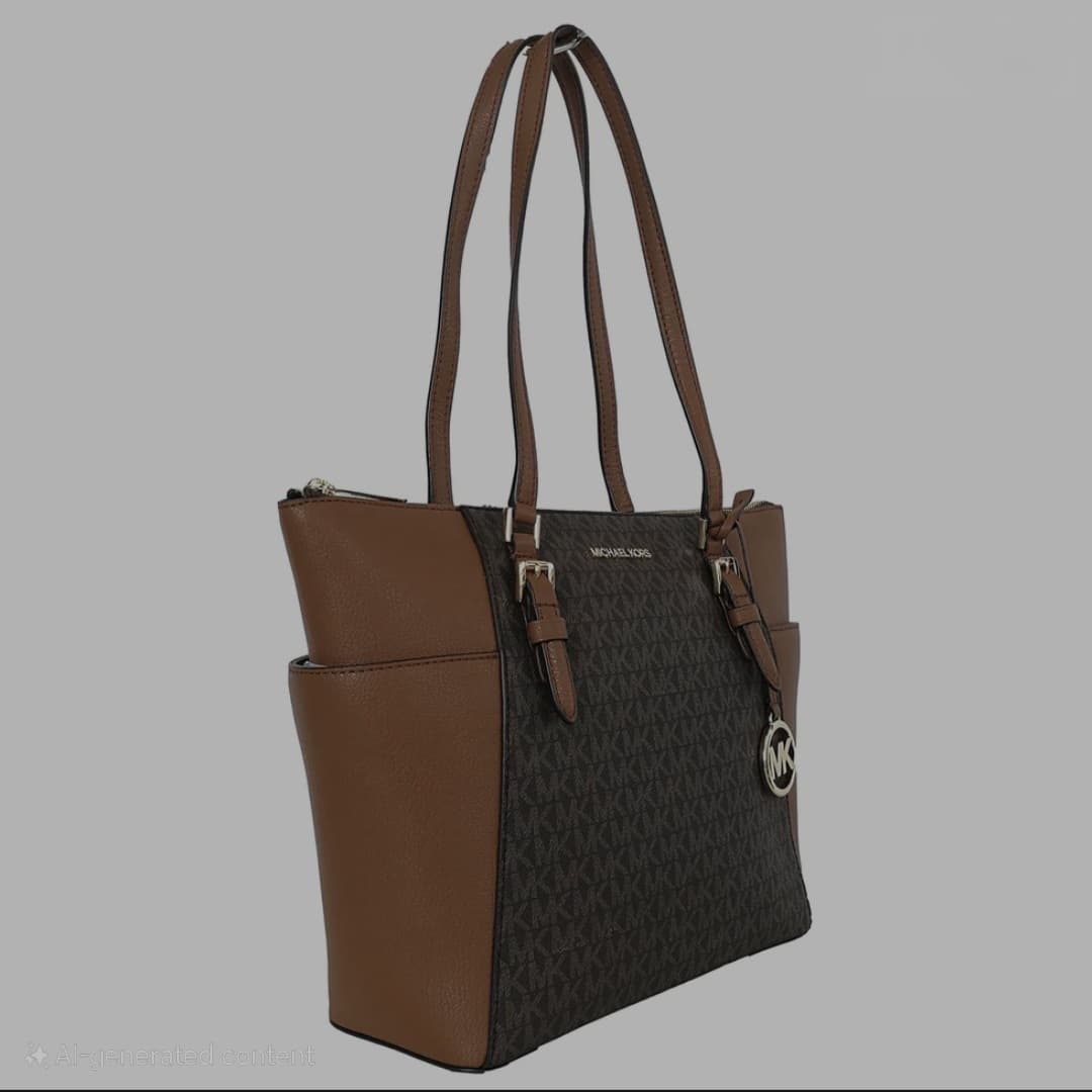 Michael Kors Charlotte Tote Bag Original Brown/Acorn