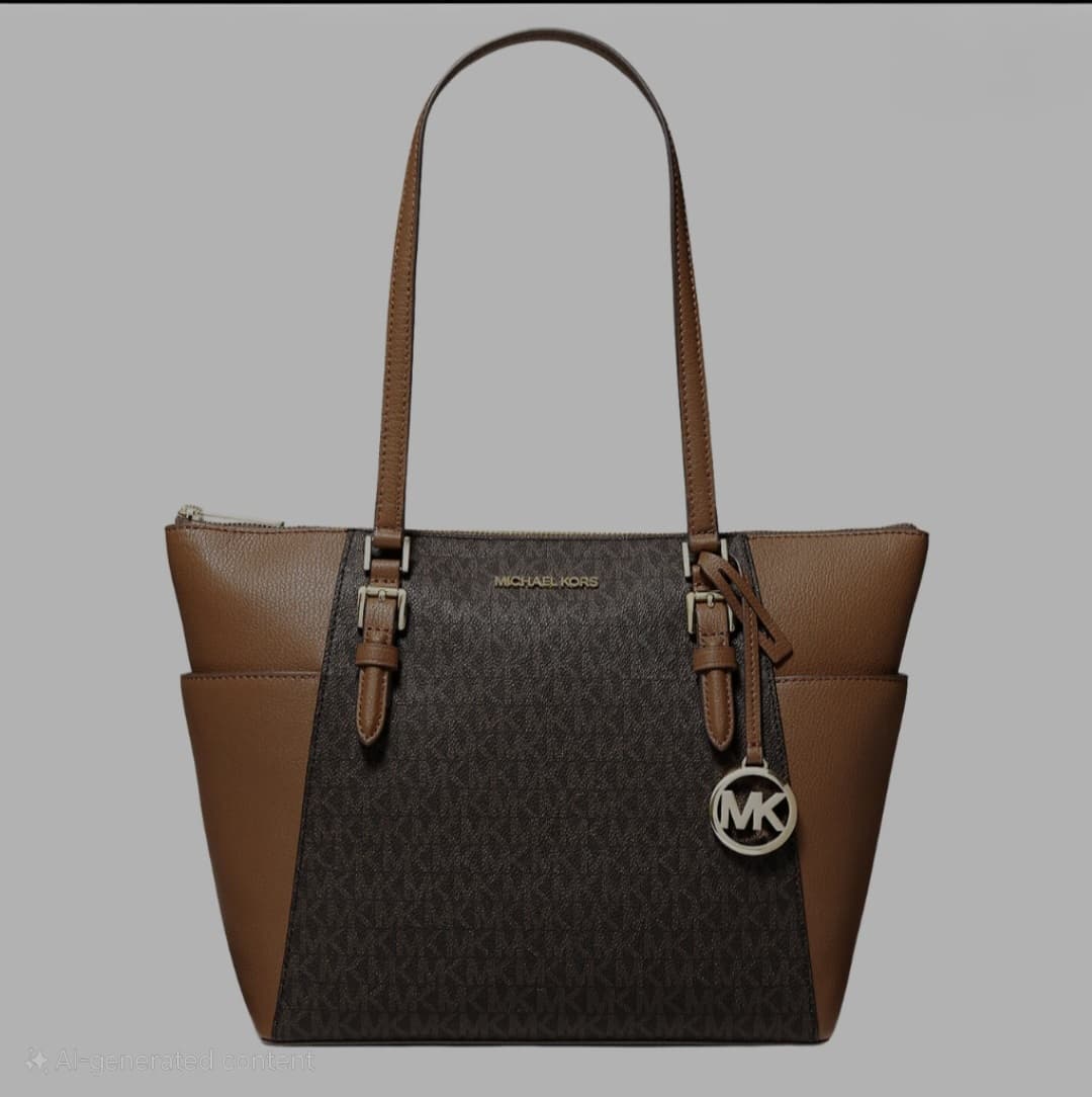 Michael Kors Charlotte Tote Bag Original Brown/Acorn