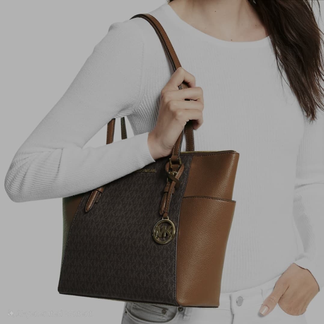 Michael Kors Charlotte Tote Bag Original Brown/Acorn