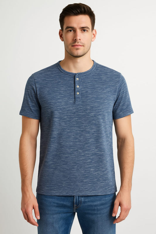 Bruno Milano Men’s Henley Original T-Shirt