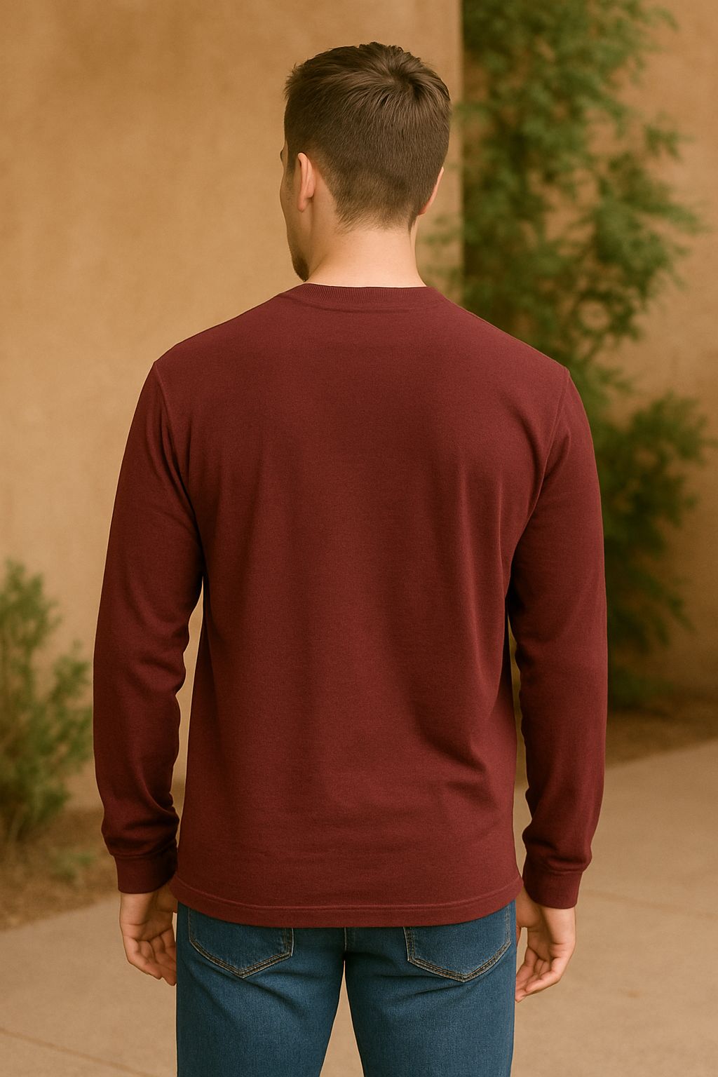 Goodfellow & Co. Men’s Long-Sleeve Henley Original Shirt