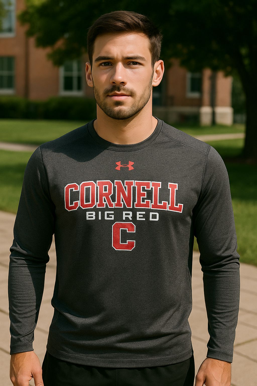 Cornell Big Red Under Armour Long Sleeve Tee Original