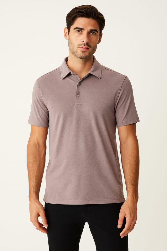 George Men's Mauve Polo Shirt Original