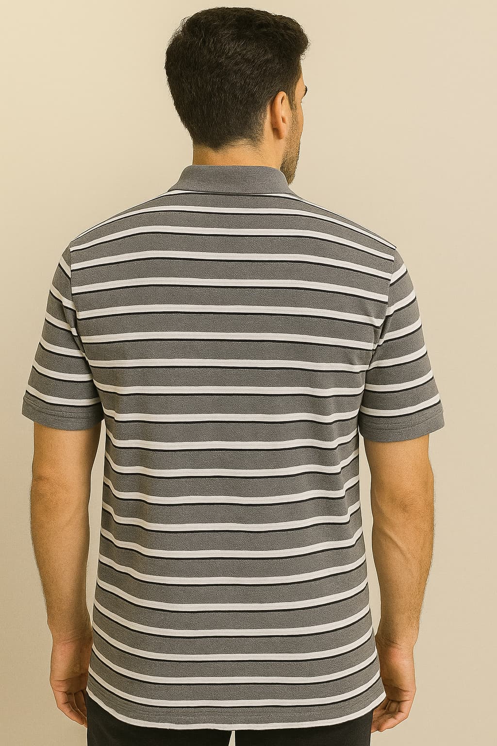 Banana Republic Men's Striped Polo Original