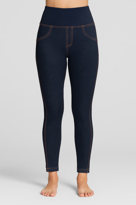 JUST ONE High-Waist Denim-Look Leggings Original