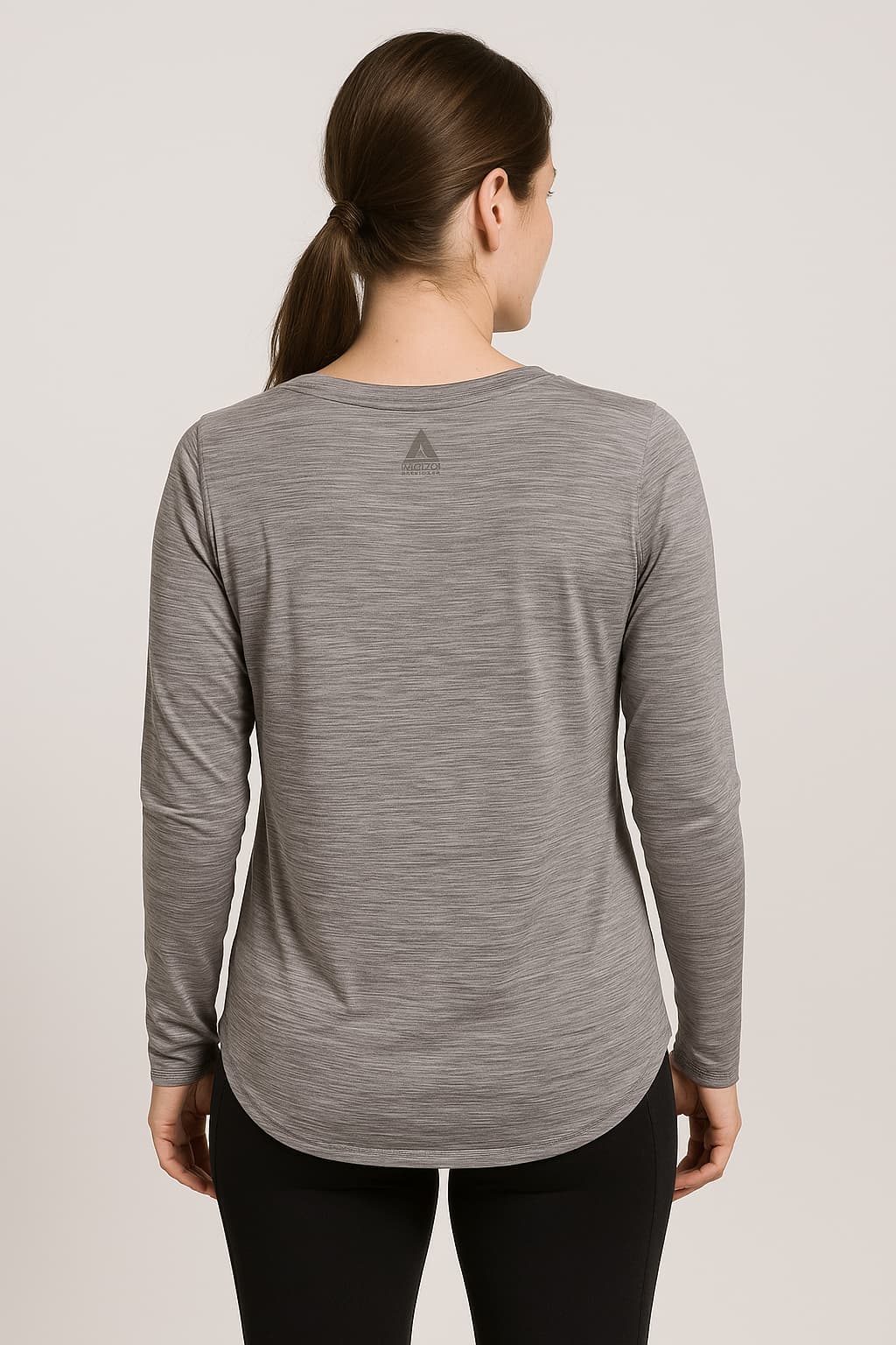 Reebok Women’s Heather Grey Long Sleeve Tee Original