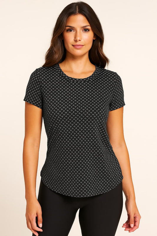 APT.9 Premier Flex Slim Fit Printed Tee Original