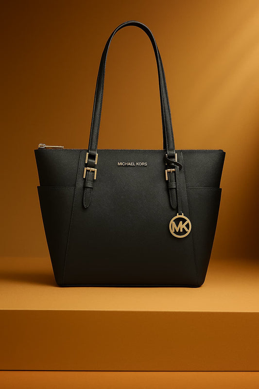 Michael Kors Charlotte Tote Bag Original Black/Gold