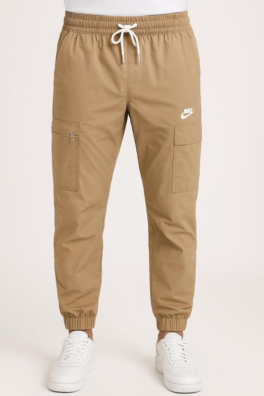 Nike Men’s Lightweight Beige Cargo Jogger Pants